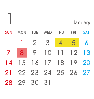 1月